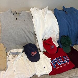 Ralph Lauren/ Tommy Hilfiger / Lee / Report collections size large & os
